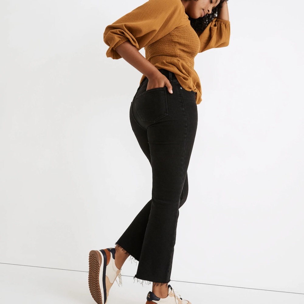 Madewell Black Boot Cut Jeans